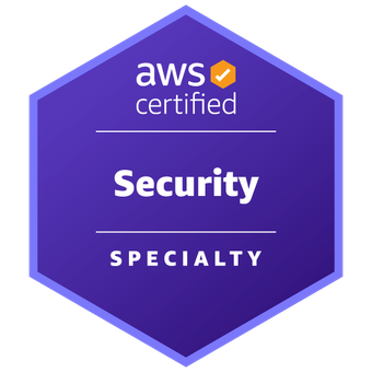 AWS Certified Security - Specialty badge