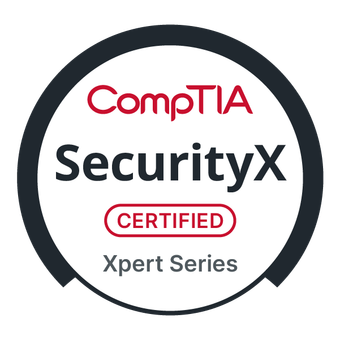 CompTIA SecurityX badge
